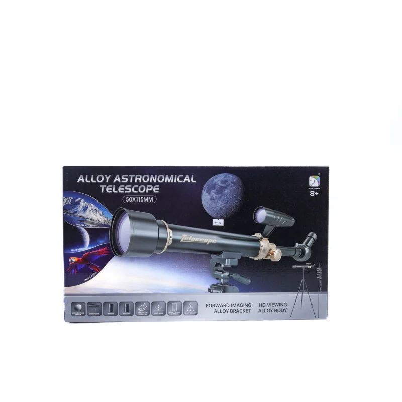 alloy astronomical telescope 50x115mm kids telescope educational toy twinkle town hamilton