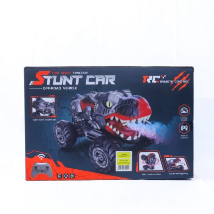 rc stunt car off-road vehicle dinosaur spray effect remote control twinkle town hamilton