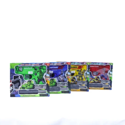superhero gel bullets toy gun kids hulk captain spiderman bumblebee twinkle town hamilton