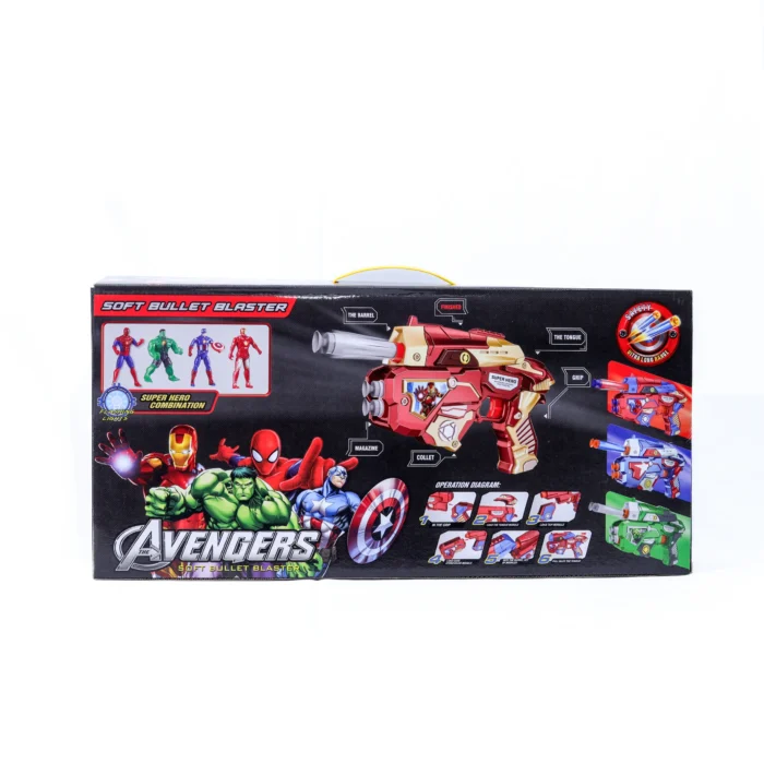 avengers soft bullet blaster kids toy superhero blaster twinkle town hamilton