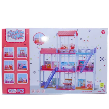Fashion Villa dream dollhouse play set 187 pieces from Twinkle Town Hamilton