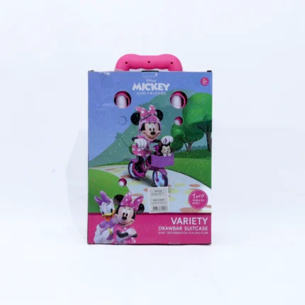 Minnie Mouse variety drawbar suitcase toy pink edition for kids from Twinkle Town Hamilton