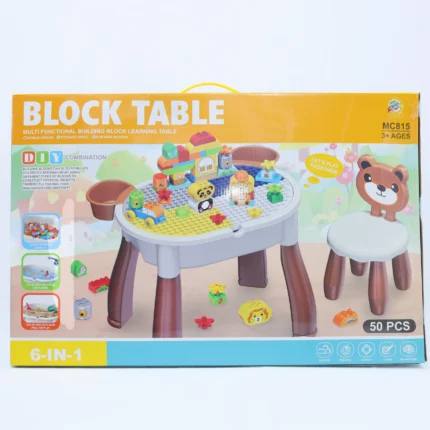 block table 6 in 1 multifunctional learning building table kids twinkle town hamilton