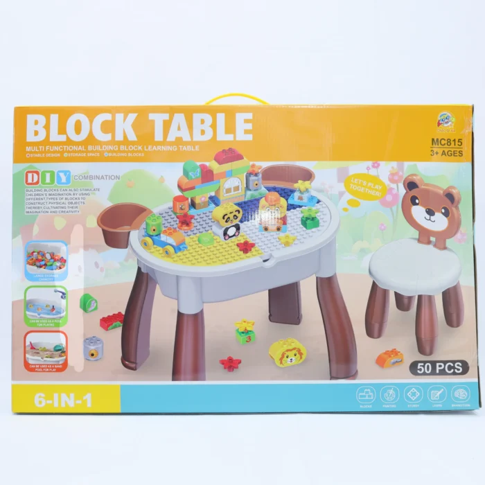 block table 6 in 1 multifunctional learning building table kids twinkle town hamilton