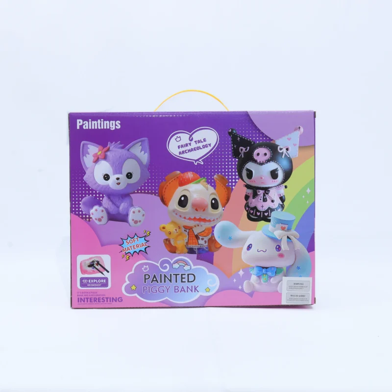 painted piggy bank diy creative set kids twinkle town hamilton