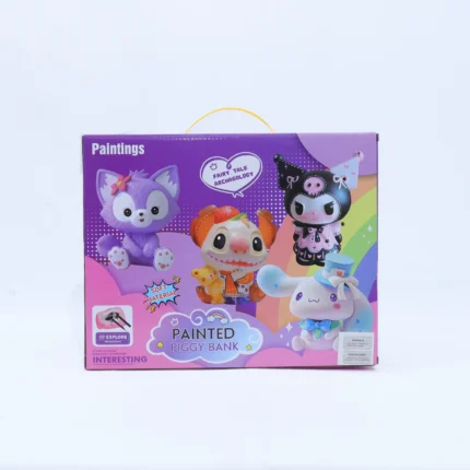 painted piggy bank diy creative set kids twinkle town hamilton