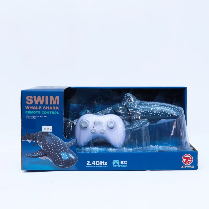 EOS_7868 swim whale shark remote control toy waterproof rc twinkle town hamilton