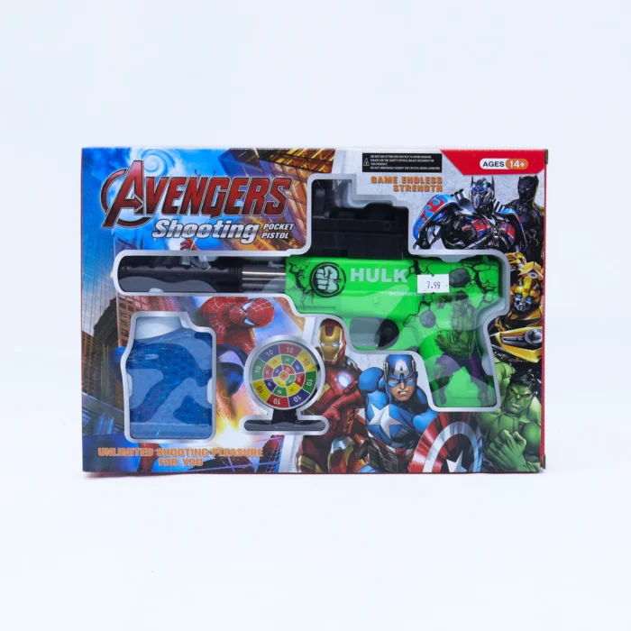 avengers shooting pocket pistol hulk toy twinkle town hamilton