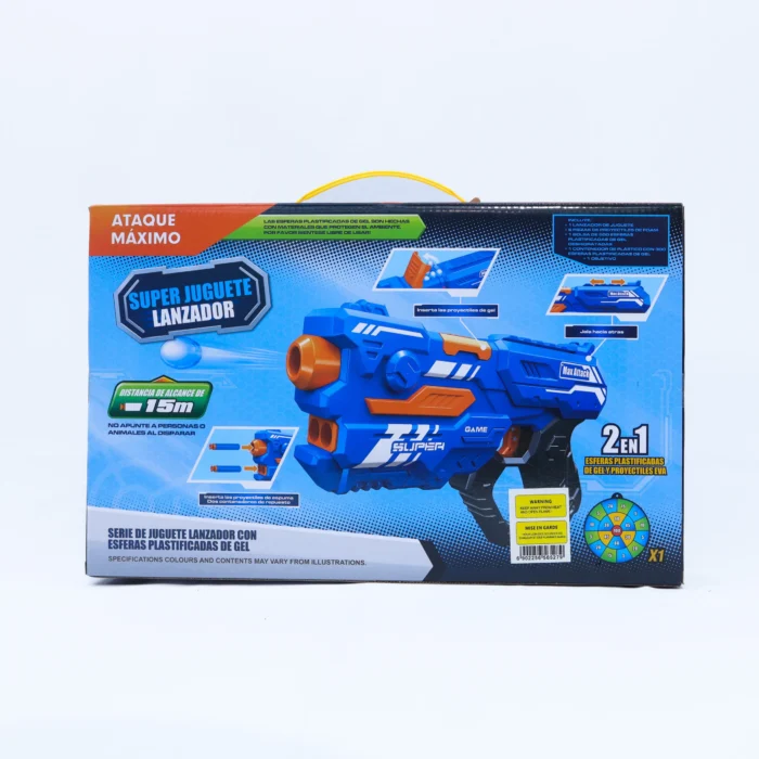 super juguete lanzador gel eva projectile blaster toy twinkle town hamilton