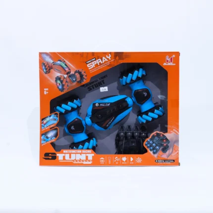 blue stunt rc car spray light remote control