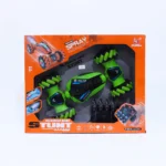 green stunt rc car spray light remote control