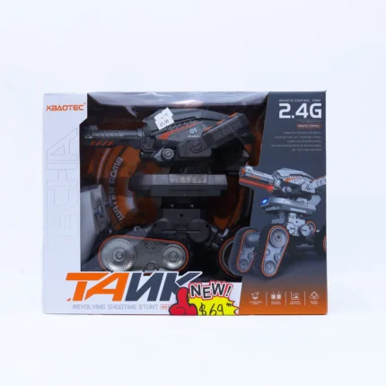 rc revolving shooting stunt tank toy