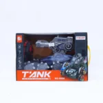 rc battle tank toy with lights and spray