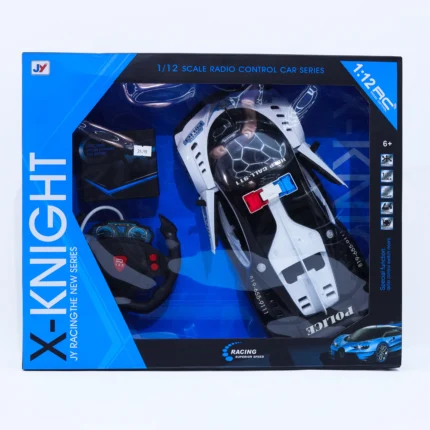 rc police car 1:12 scale remote control toy