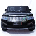 Black kids electric ride-on luxury SUV car for ages 3–7